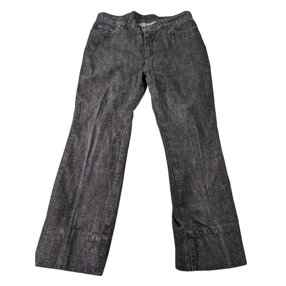 Lee Riveted Ultimate 5 Jeans‎ Womens Black Denim Straight Leg Casual Y2K Size 12